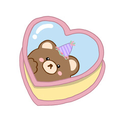brithday cake bear