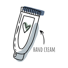 Doodle hand cream, self care