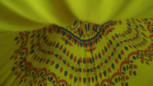 Asian styled tent indoor with patterns and interesting relaxing design suitable for meditation and mindfulness positive energy high vibrations tipi native American