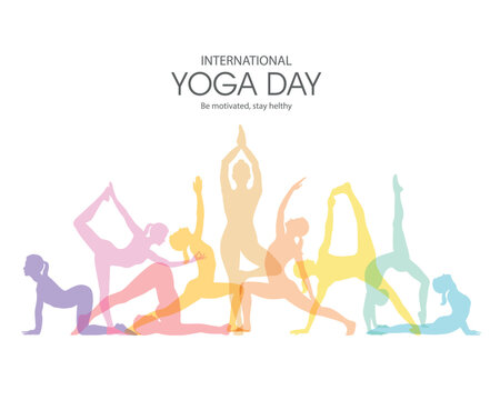 yoga pose vector