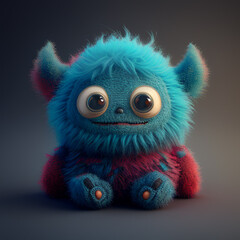 Cute Fluffy Monster