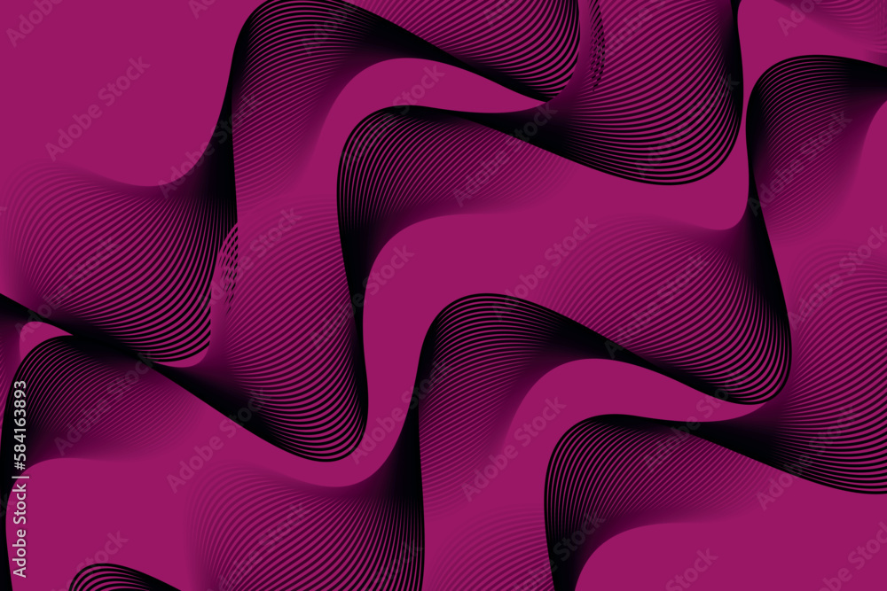 Fototapete simple wave abstract background with lines. sutable for landing page and computer desktop wallpaper.