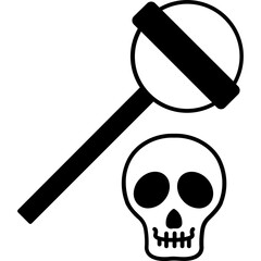 Candy and lollipop Trendy Color Vector Icon which can easily modify or edit

