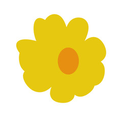 Handrawn flower doodle