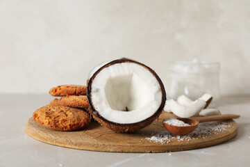 Product for beauty procedures, skin and body care - coconut oil