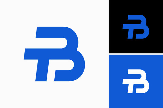 Modern creative BT Logo Design and template	