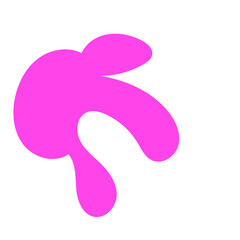 Pink Aesthetic Abstract Shapes 