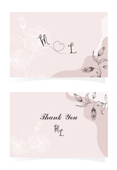 Elegant background, template for invitations, cards, wedding decor with place for text. A delicate floral pattern will successfully complement your holiday