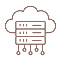 Cloud Server Icon