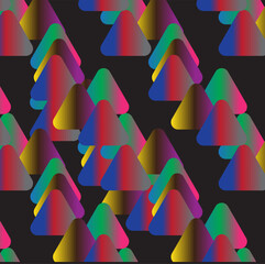 colorful background with rainbow triangles.for design thema school kids,etc.