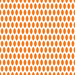 Seamless pattern with orange petals
