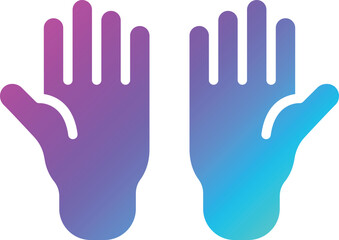 Gloves Vector Icon Design Illustration