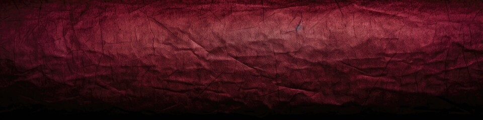 Burgundy Paper Background  Panoramic Banner. Generative AI
