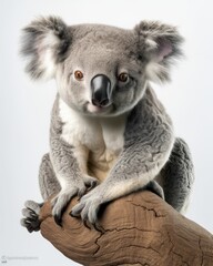 photorealistic koala portrait, generative AI