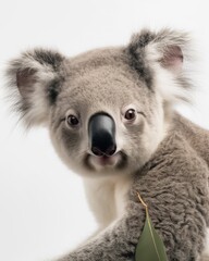 photorealistic koala portrait, generative AI