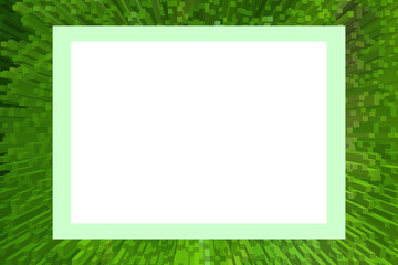 Green abstract wallpaper there is white square in the middle