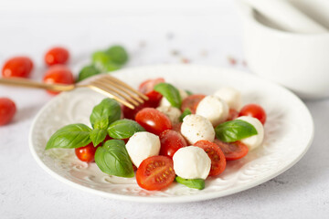 Caprese salad. Traditional italian food.