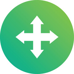 Move Vector Icon Design Illustration