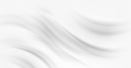 white cloth background abstract with soft waves