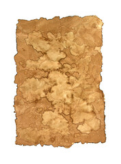 Fototapeta premium Abstract background paper stain or texture of the brown coffee stain