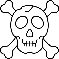 Cranial bones Trendy Color Vector Icon which can easily modify or edit


