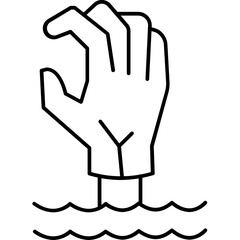 Claw hand Trendy Color Vector Icon which can easily modify or edit

