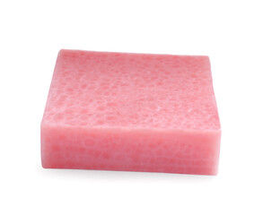 Soap bar on white background. Personal hygiene