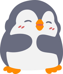 cute christmas penguin