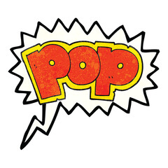 speech bubble textured cartoon POP symbol