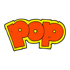 cartoon POP symbol