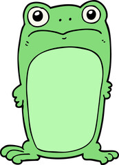 cartoon staring frog