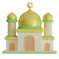 mosque 3d illustration
