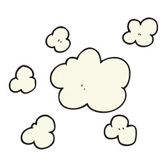 cartoon steam clouds