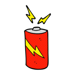 cartoon battery