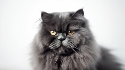 Fototapeta premium Beautiful Persian Cat. A Portrait of Grace and Adventure.