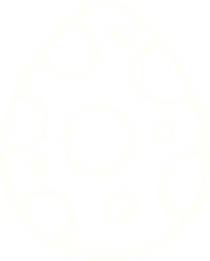 Easter Egg Chalk Drawing