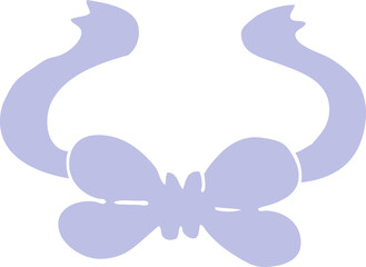 cartoon doodle bow tie