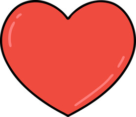 traditional tattoo of a heart