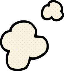 cartoon doodle poof of smoke