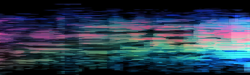 Digital Rain: A Spectrum of Cybernetic Streaks, digital canvas where streaks of vibrant colors cascade down, creating an effect resembling a neon-infused rainfall on a cybernetic panoromic backdrop