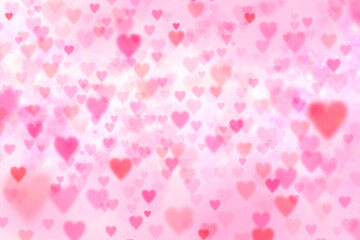 ハートいっぱいかわいい背景素材