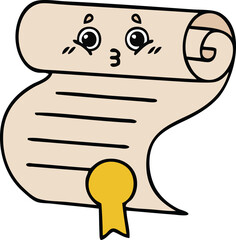 cute cartoon contract