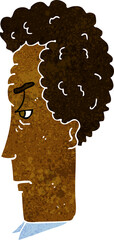 cartoon annoyed man