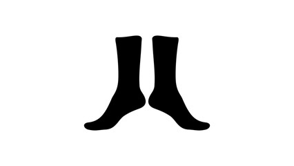 Socks silhouette