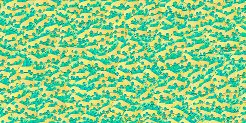 MultiColor shuffled objects for background, invitation or decor. Surface pattern design.