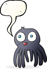 speech bubble cartoon spider