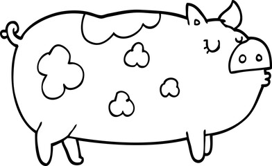 cartoon pig