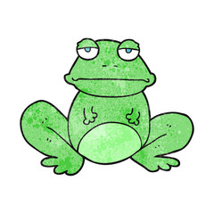 textured cartoon frog