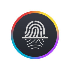 Scan Fingerprint - Pictogram (icon) 