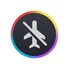 Obraz premium No Flight - Pictogram (icon) 
